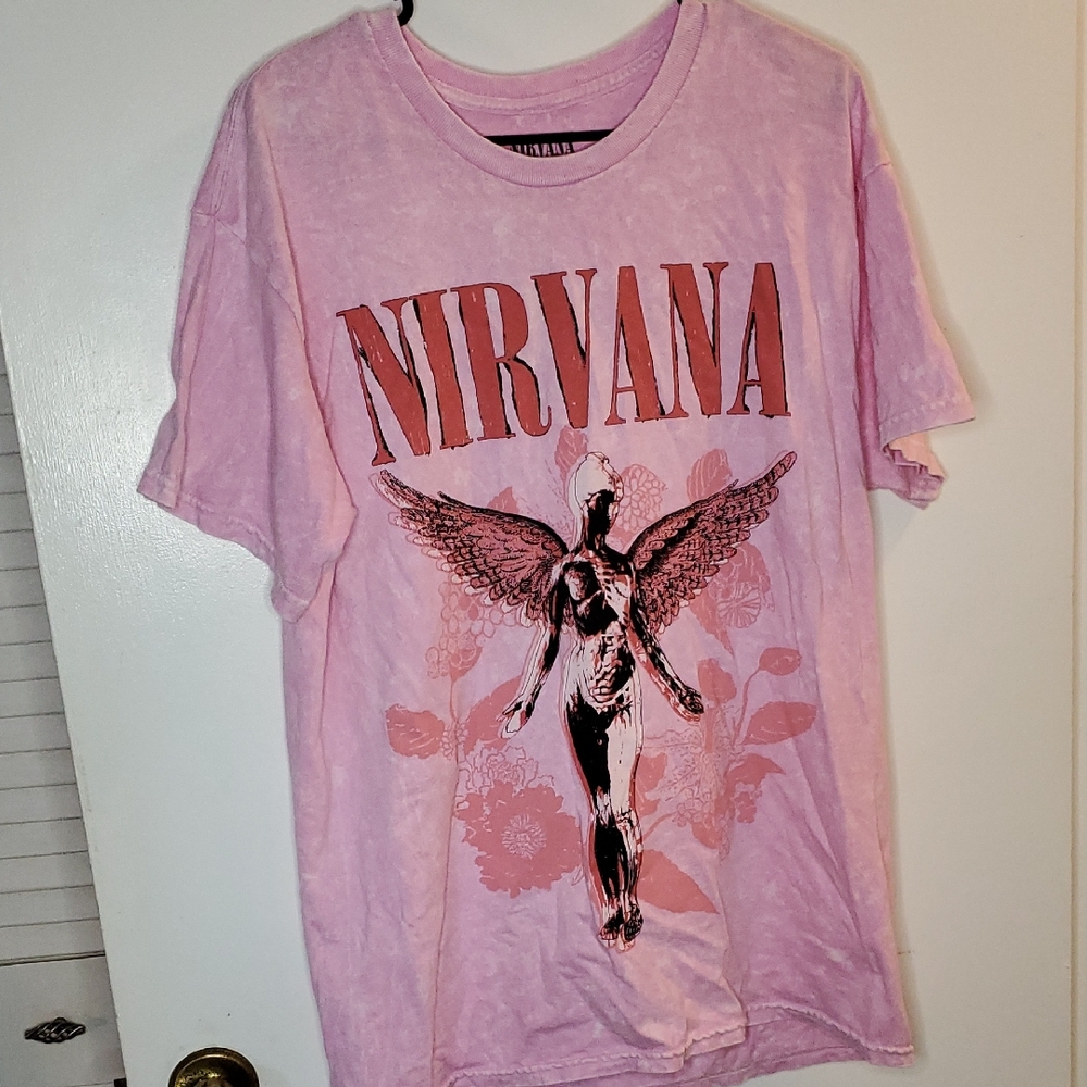 Nirvana 100% Cotton L Concert T Shirt